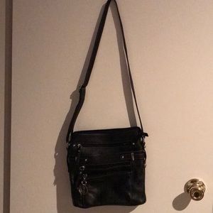 Black leather GianiBernini purse